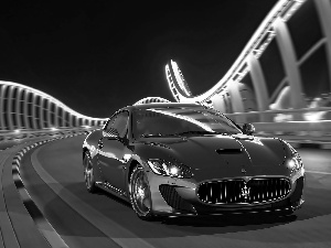 maserati, Turismo, bridge, grain