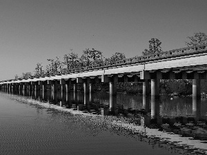 New Orleans, lake, bridge