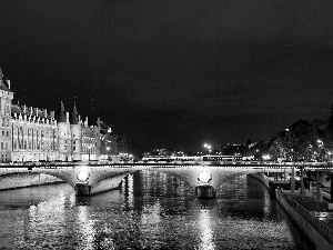 Paris, bridge, France, Seine
