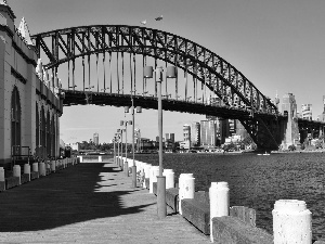 Sydney, boulevard, bridge, Australia