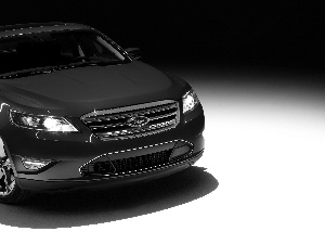 Halogens, Ford Taurus, bumper