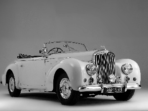 cream, antique, Cabriolet, Bentley Mark VI