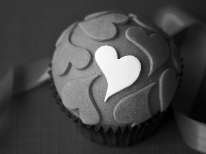 hearts, cake