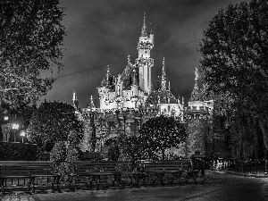 California, Castle, Disneyland