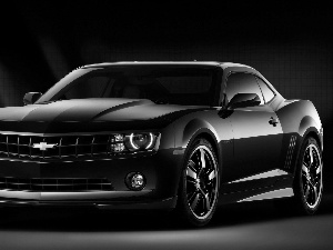 Black, Chevrolet Camaro