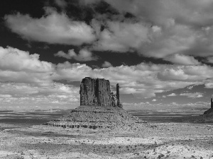 canyon, Sky, clouds