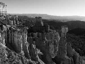 canyon, Mountains, rocks