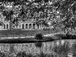 Pond - car, Park, Castle