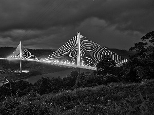 Centenario, VEGETATION, Panama, bridge, canal