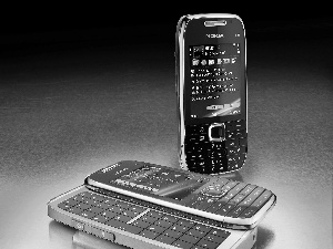 Black, Nokia E75, cherry