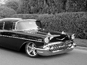 classic, Black, Chevrolet BelAir