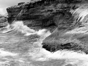 sea, Cliffs