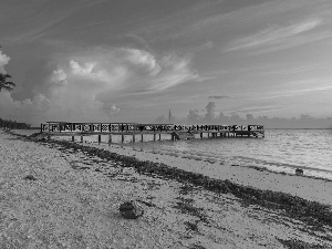 Beaches, clouds