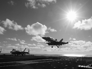 clouds, jets, Sky