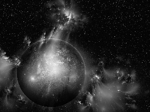 clouds, Planet, Universe