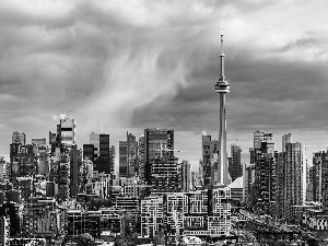 Toronto, Canada, tower, CN Tower, skyscrapers