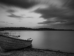 coast, bath-tub, west, sun, lake