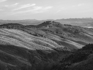 colony, Italy, medows, roads, Mountains