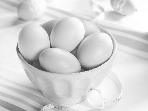 Easter, bowl, Colored Eggs, cloth