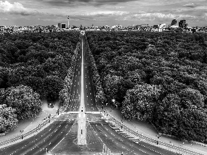 town, Berlin, Communication, Park, Artery, panorama