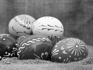 color, Easter, composition, eggs