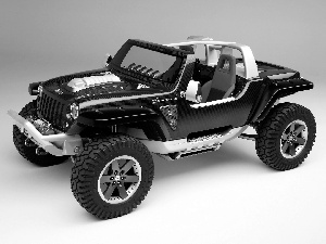 car, Jeep Hurricane, Concept