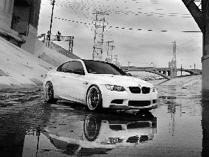White, BMW Coupe