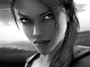 portrait, Lara Croft