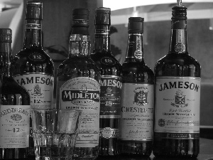 cup, Bottles, Whisky