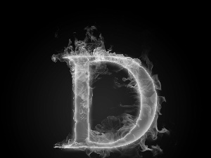 D, Fire, letter