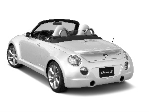 DBZ, White, Daihatsu Copen