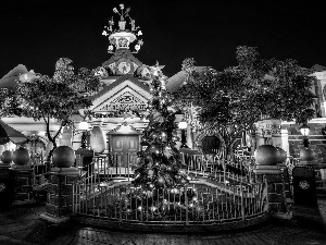 decor, Disneyland, Christmas