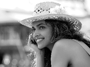 Hat, smiling, Deepika Padukone