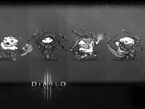 Funny, game, Diablo 3, warriors