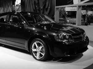 exhibition, debut, Dodge Avenger