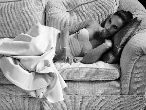 Sofa, Natalie Portman, dress