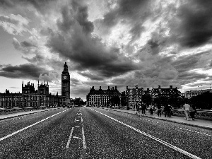 Street, London, England, panorama