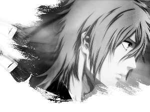 Brushes, ichigo kurosaki, face