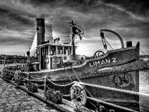 fishing, Harbour, smack