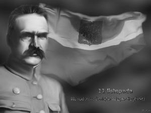 Poland, Jozef Pilsudski, flag