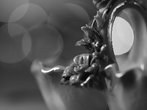 Flowers, porcelain, basket