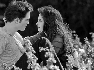 Meadow, Robert Pattinson, Kristen Stewart, Flowers