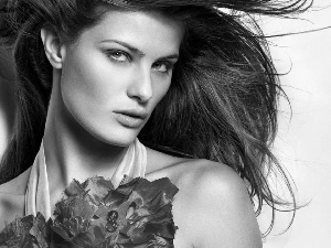 The look, Isabeli Fontana, Flowers