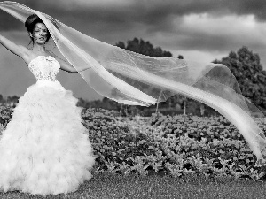 Isabella Matias, wedding, Flowers, Dress