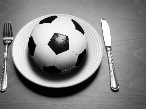 dinner, Balls, football, Fan