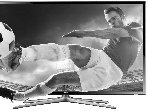 footballer, TV, Samsung
