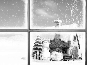 christmas, Snowman, For Children, winter