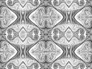 blue, patterns, fractals, White