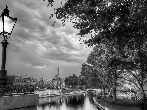 Castle, Disneyland, France, Lighthouse