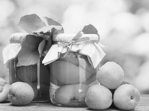 fruit, peaches, Preparations